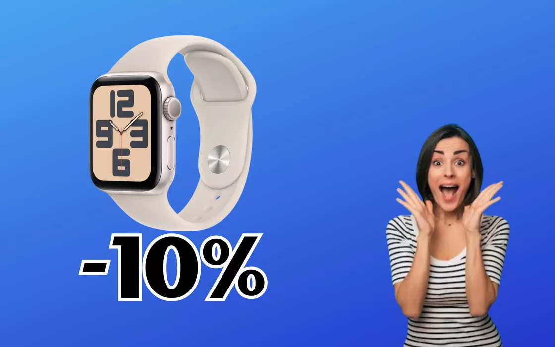 Compra l'APPLE Watch SE 2023 in 5 RATE da 50 € senza interessi su Amazon