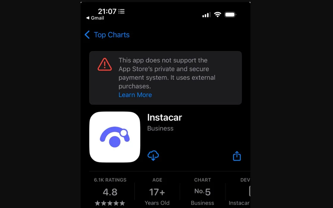 Apple scoraggia ufficialmente i pagamenti sui quali non prende la commissione