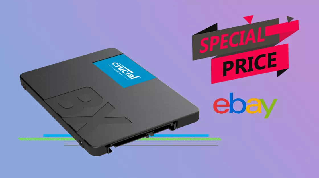 SSD Crucial da 500GB in offerta a meno di 30€: la BOMBA su eBay