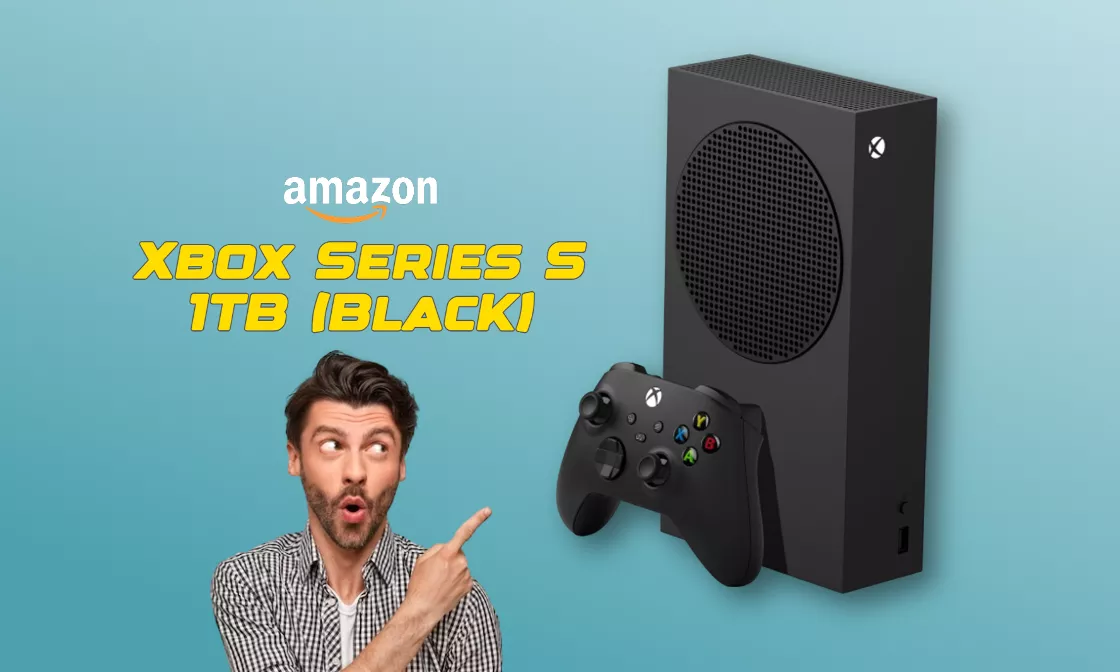 Xbox Series S 1TB Black: ecco la TUA nuova console (-14%)