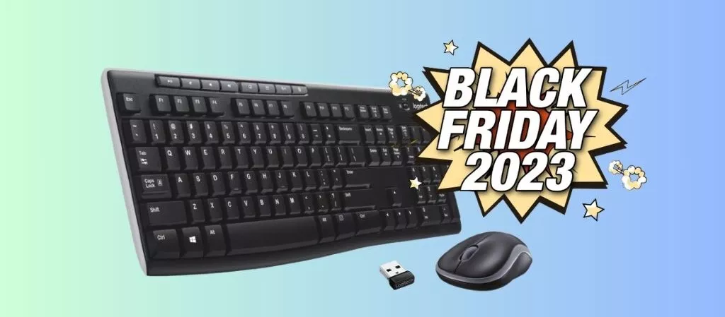 Black Friday: combo Logitech tastiera + mouse SCONTATA del 50% su Amazon!