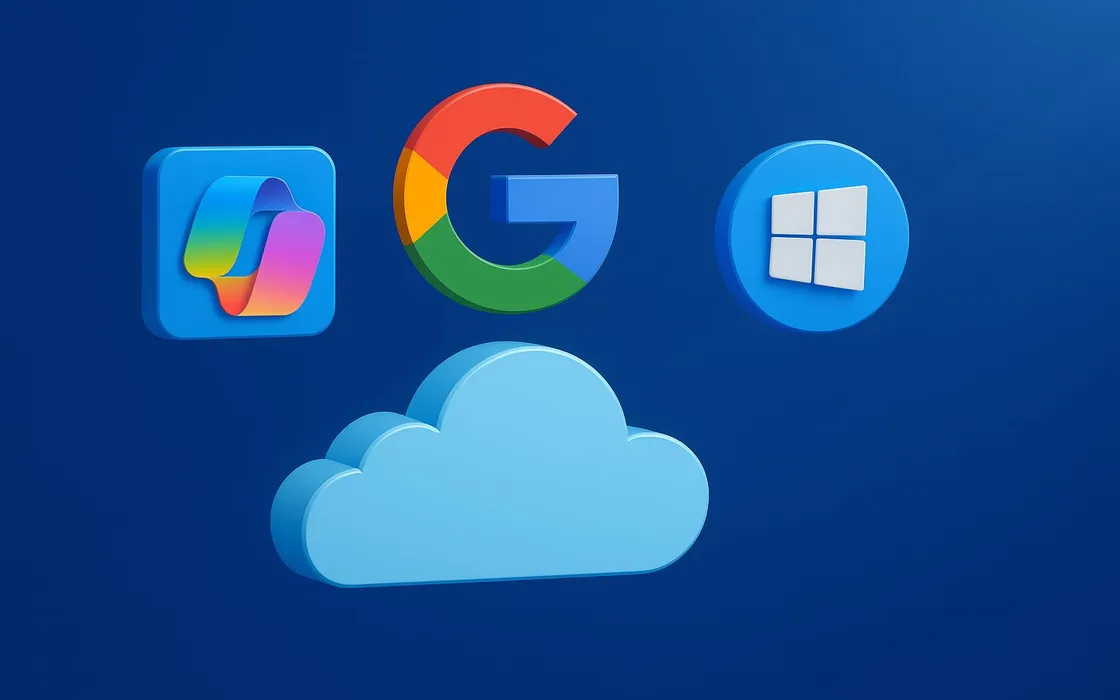 Microsoft Copilot si apre ai servizi Google su Windows