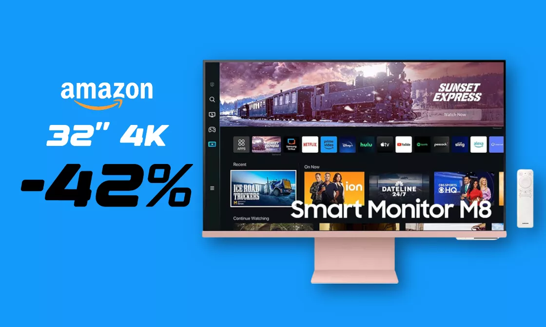 Samsung Smart Monitor M8 4K: il tuo TUTTOFARE per lavoro e intrattenimento