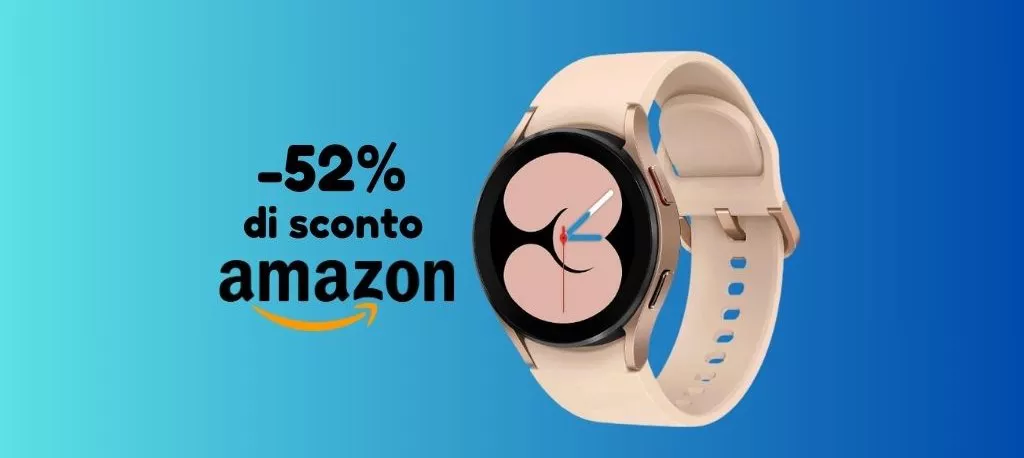 PREZZO BOMBA per Samsung Galaxy Watch4 SCONTATO del 52%!