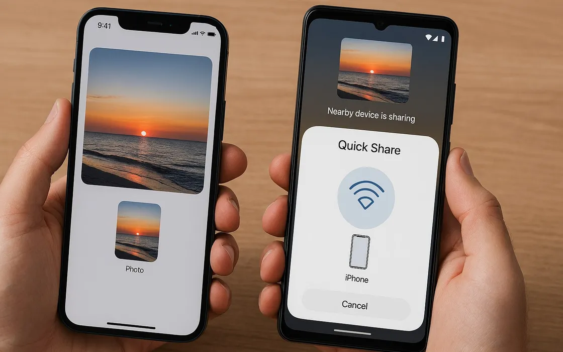 Google lavora a Quick Share per iPhone: un passo verso la condivisione cross-platform