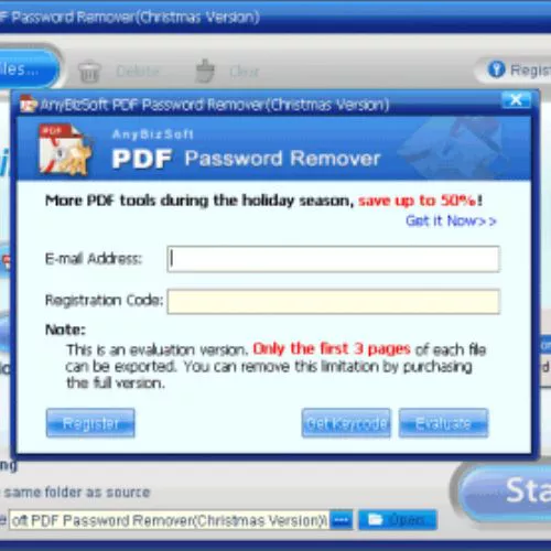 Password Remover elimina le limitazioni dai documenti PDF