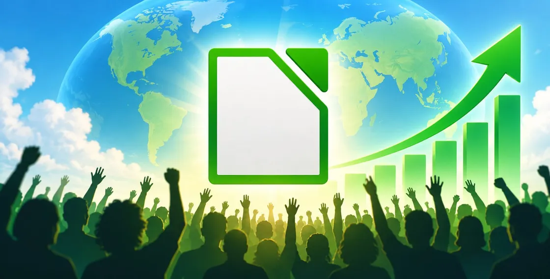LibreOffice 26.8 batte ogni record di download nella prima settimana