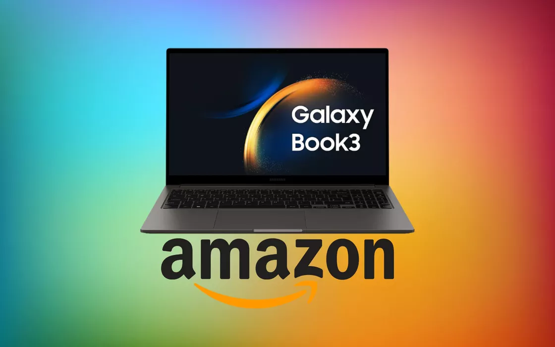 Samsung Galaxy Book3 è il laptop più amato, 400 euro in meno su Amazon