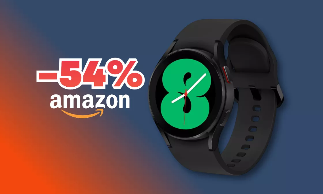 Il Samung Galaxy Watch4 è REGALATO su Amazon con lo sconto del 54%