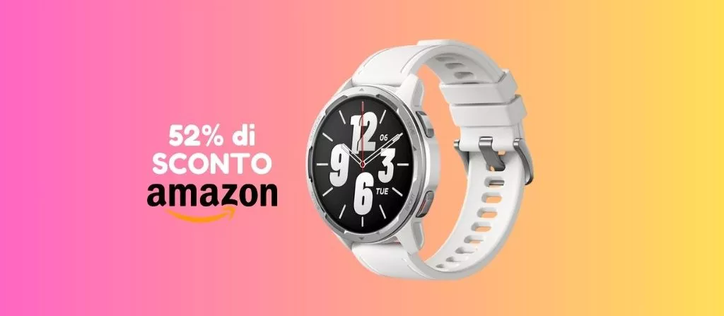 AMAZON OUTLET: Xiaomi Watch S1 Active SCONTATO del 52%!