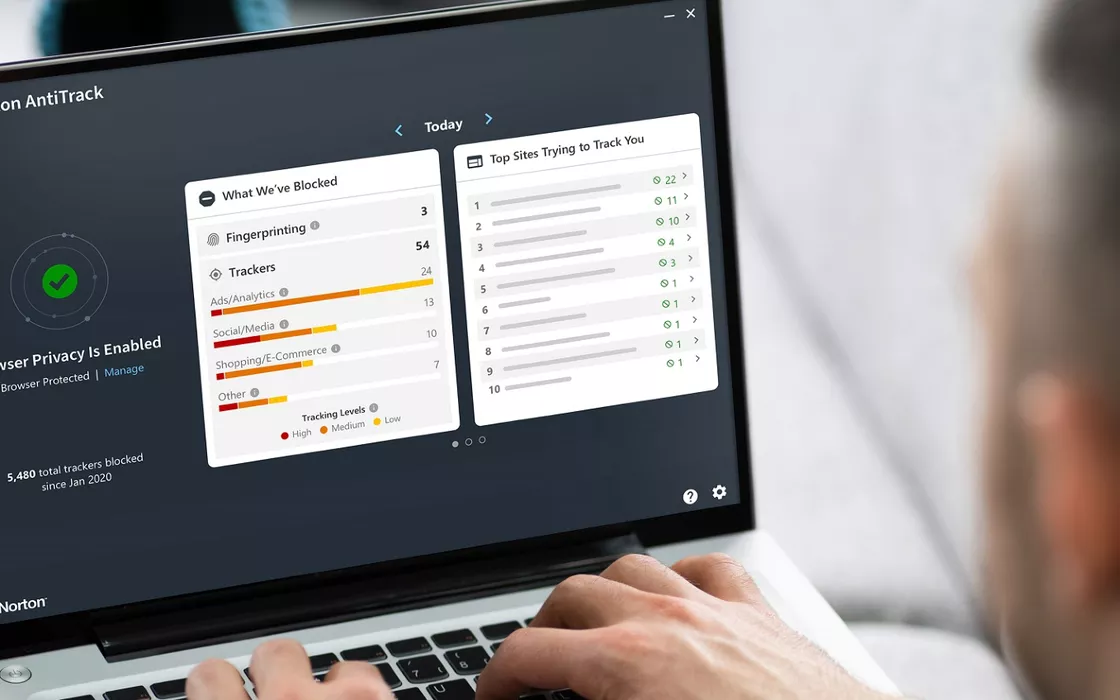 La tua privacy al sicuro: scopri Norton AntiTrack