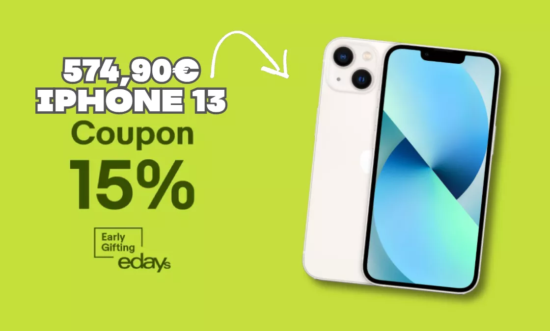 iPhone 13: su eBay il prezzo PRECIPITA a meno di 580€!