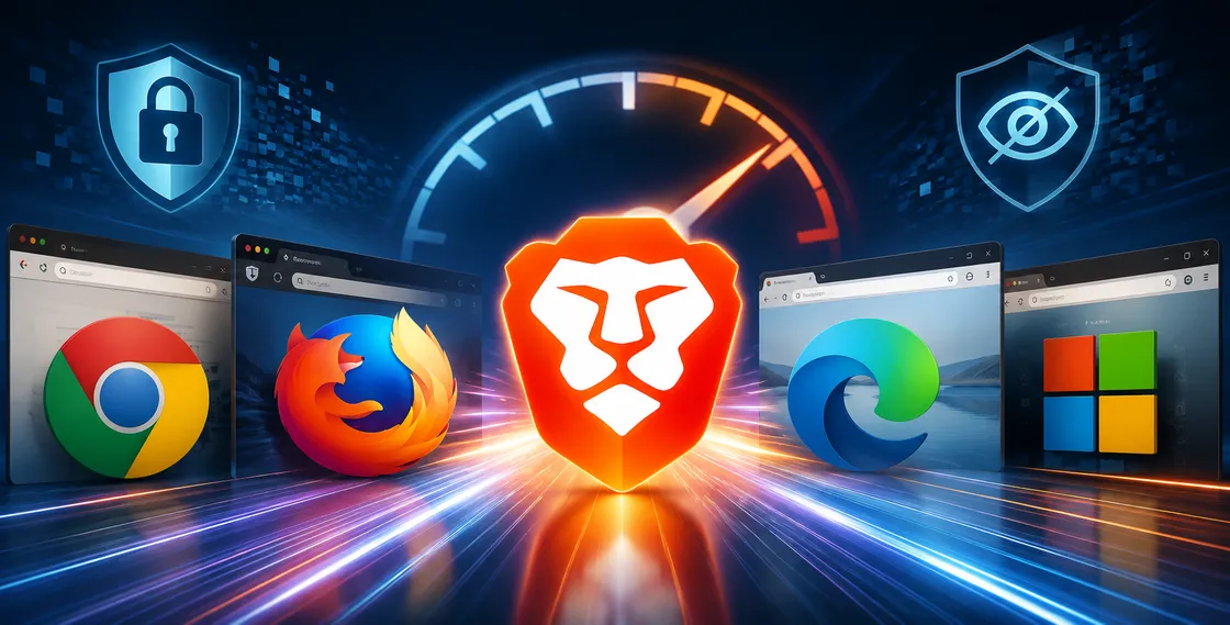 Brave offre performance migliori di Chrome, Firefox e Microsoft Edge?