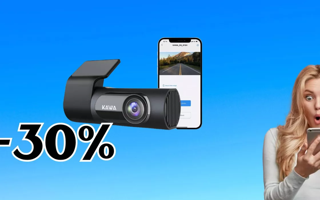 Proteggiti mentre sei alla GUIDA, la dash cam 2K costa 59 EURO