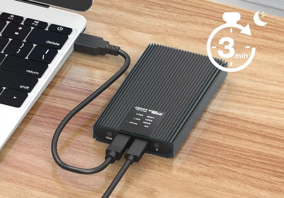 Box esterni e adattatori USB per SSD M.2: si possono anche clonare i dati senza PC