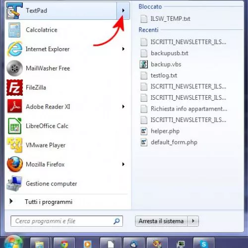 Jumplist di Windows 7: cosa sono e come personalizzarle