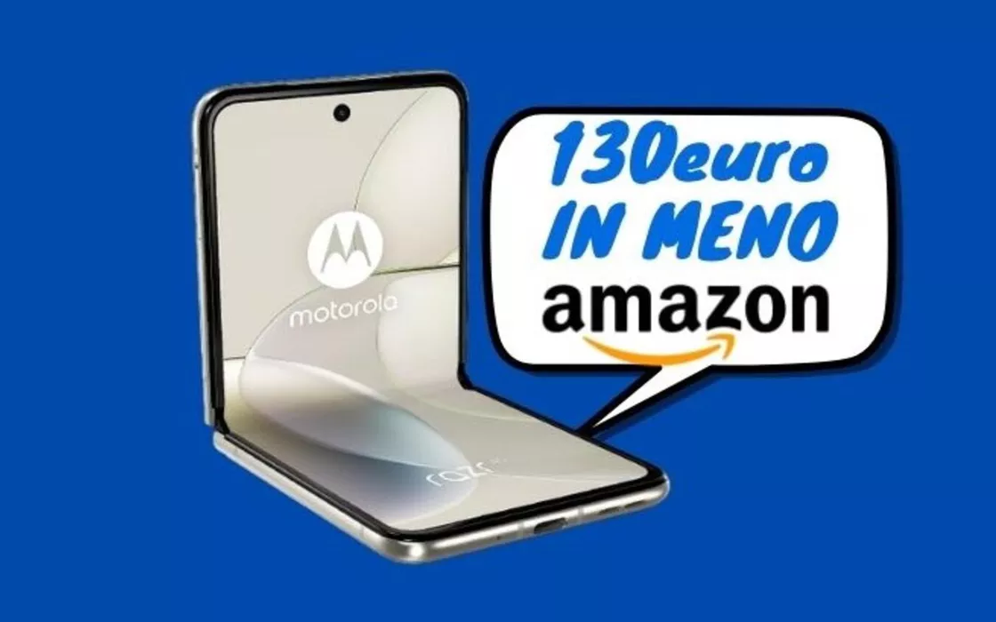 Su Amazon il Motorola razr 40 LO PAGHI 130 euro IN MENO!