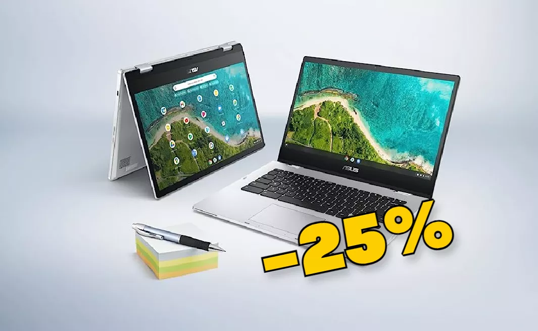 Chromebook ASUS convertibile a PREZZO STRACCIATO su Amazon