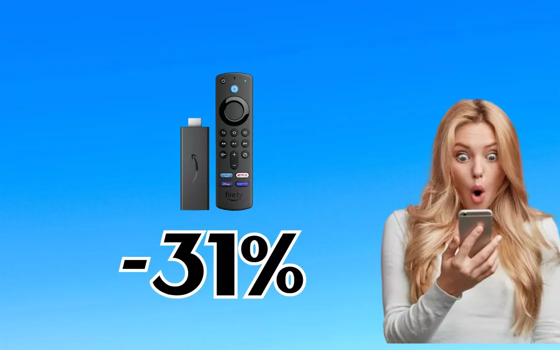 Bastano 30 EURO oggi per comprare il Fire TV Stick su Amazon