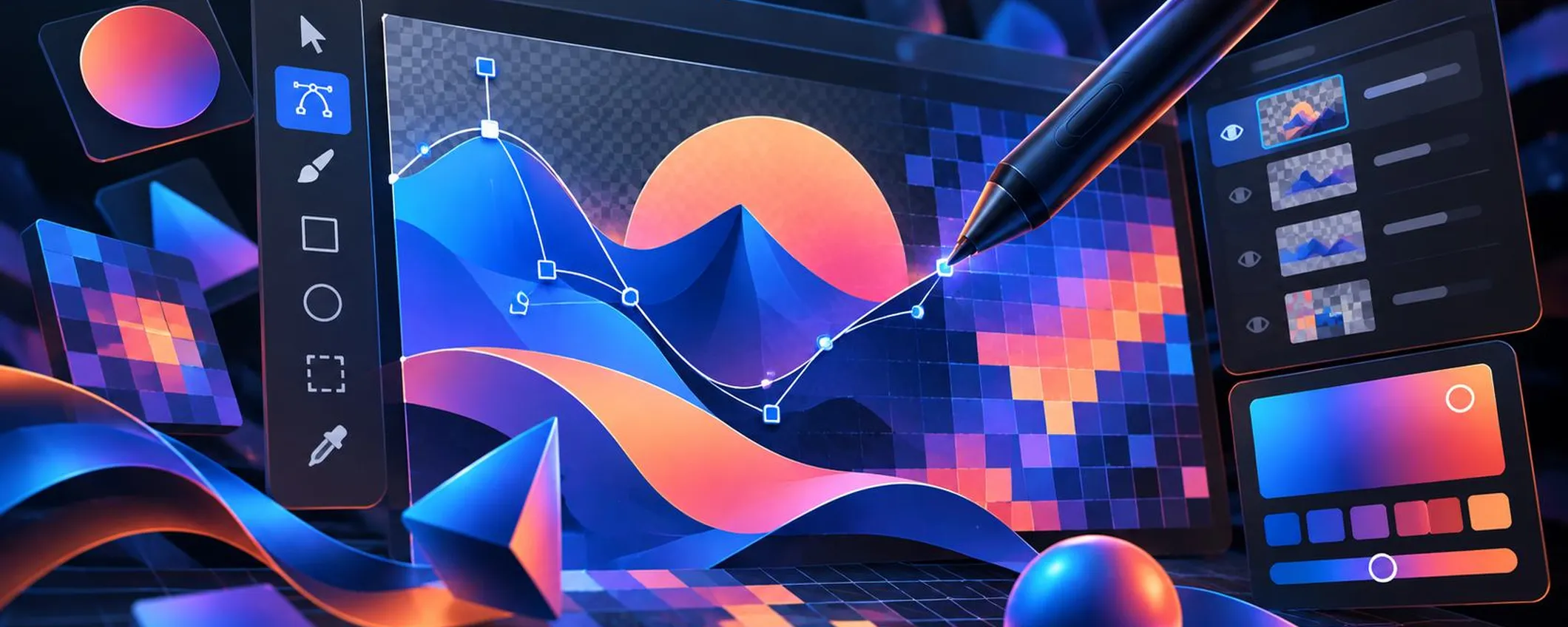 Copertina: Scissor apre PSD e file Illustrator nel browser: grafica vettoriale e pixel in locale