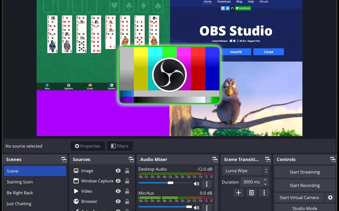 OBS Studio: cos'è e come si aggiorna con il supporto AV1