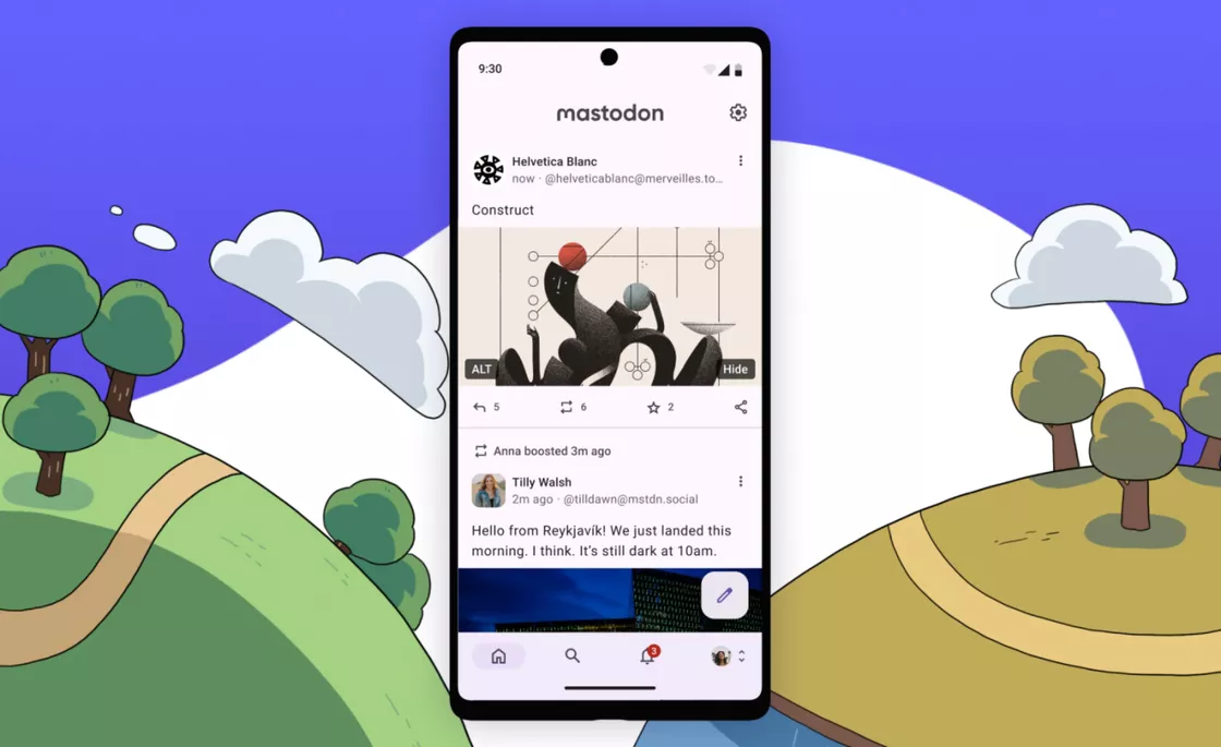 Mastodon si aggiorna su Android: nuova app mentre Twitter perde utenti