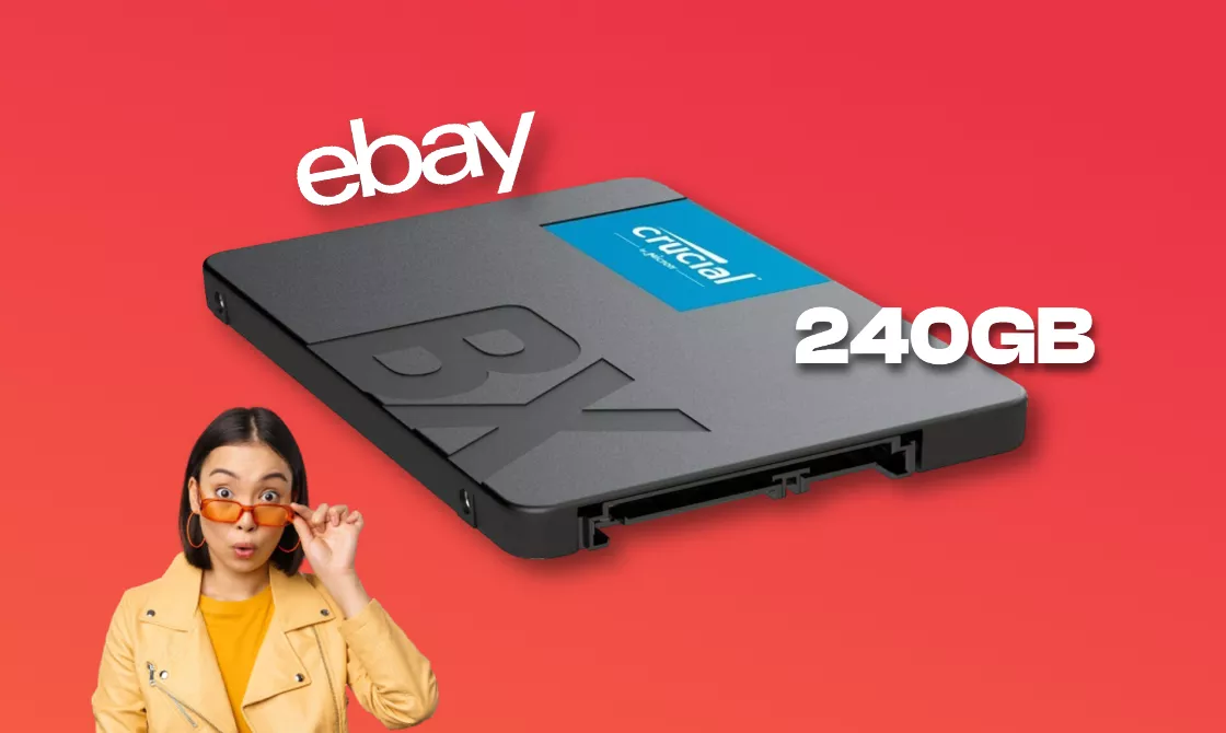 SSD Crucial da 240GB: il prezzo è IRRISORIO su eBay