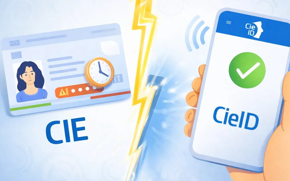 CIE vs CieID: perché la password è scaduta ma con l'app accedi lo stesso