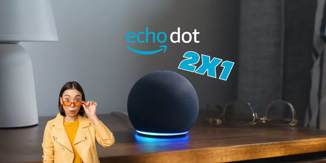 Echo Dot 5ª gen: il 2x1 di Amazon è una BOMBA CLAMOROSA