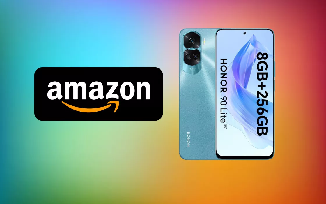 Honor 90 Lite scende al minimo su Amazon, c'è un coupon da 50 euro