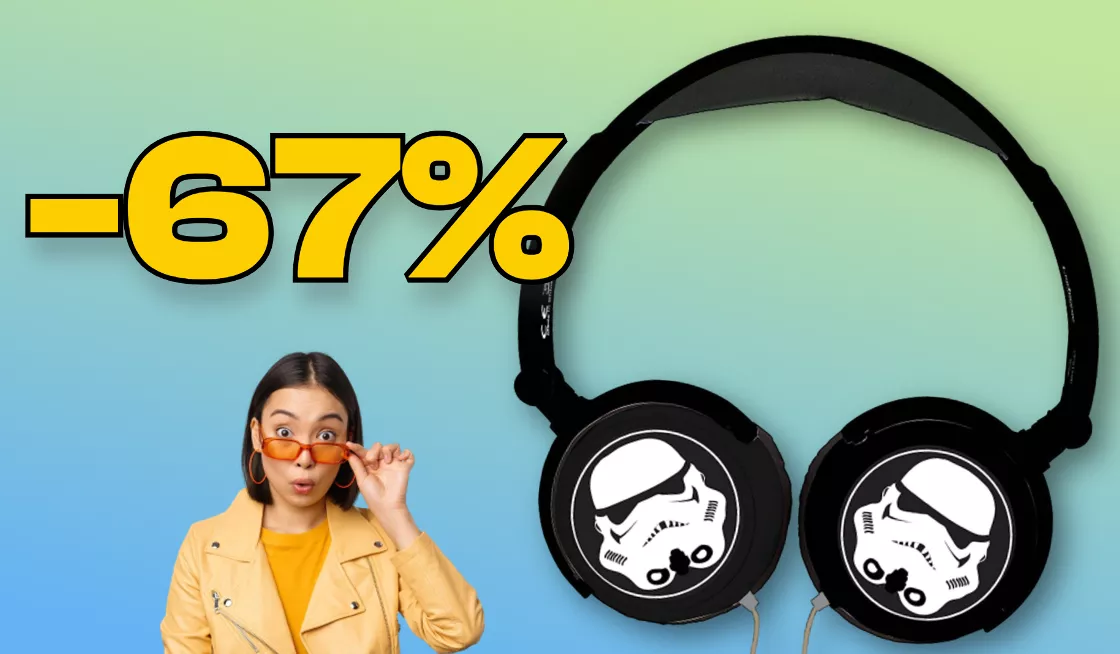 Le cuffie per gli appassionati di Star Wars sono REGALATE su Amazon (-67%)