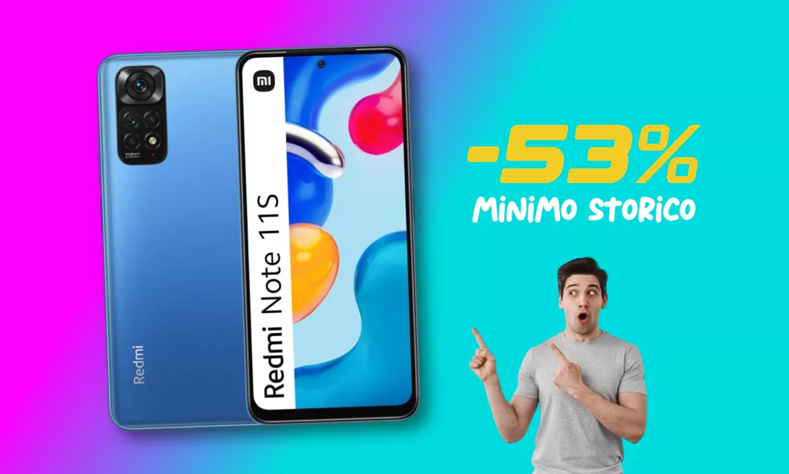 Tutti su Amazon per lo SCONTO del 53% sullo Xiaomi Redmi Note 11S