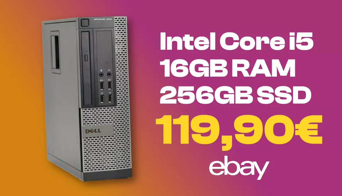 PC DELL con Core i5 e 16GB di RAM: ricondizionato eccellente ad un prezzo WOW