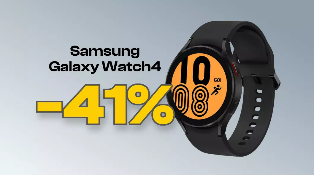 Samsung Galaxy Watch4: prezzo IMBATTIBILE con lo sconto Amazon del 41%