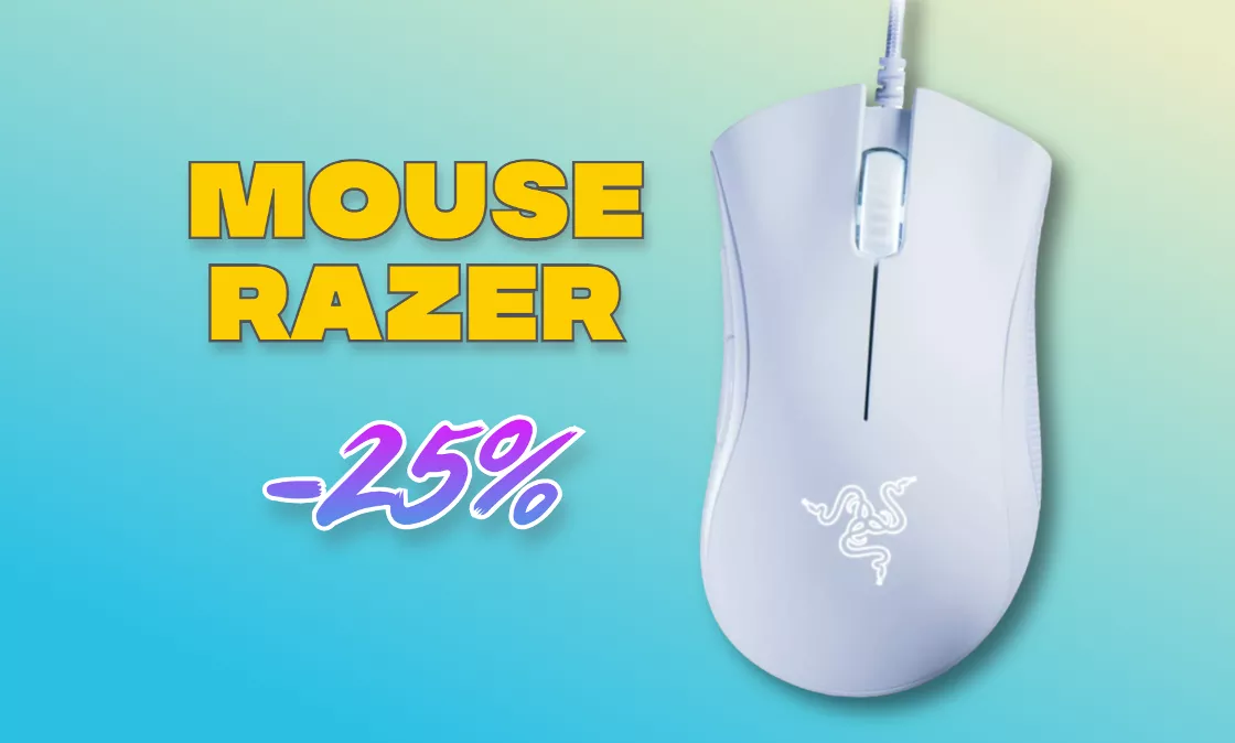Razer: un mouse eccellente a PREZZO STRAORDINARIO (-25%)