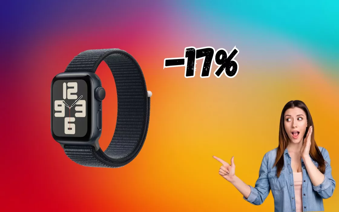 Tutti comprano l'Apple Watch SE 2023 su Amazon, il prezzo è SCONTATISSIMO