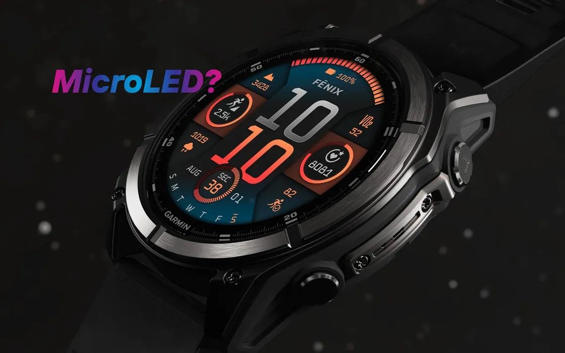 Garmin anticipa Apple e Samsung con il suo smartwatch con display MicroLED?
