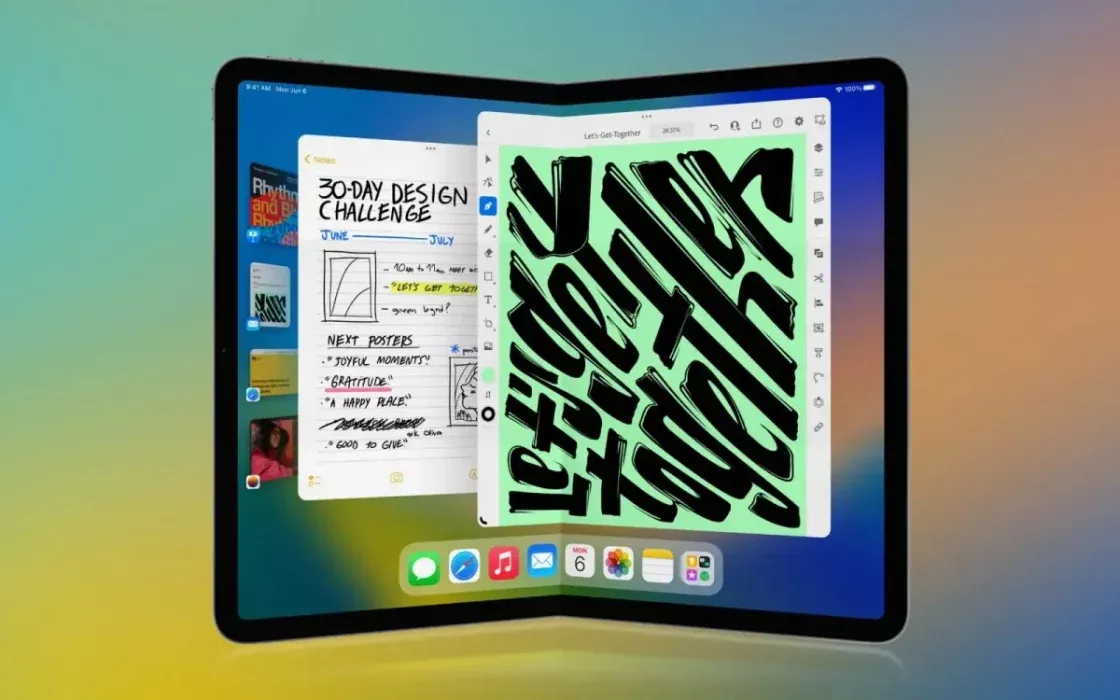 iPad pieghevole: Apple potrebbe annunciarlo nel 2024