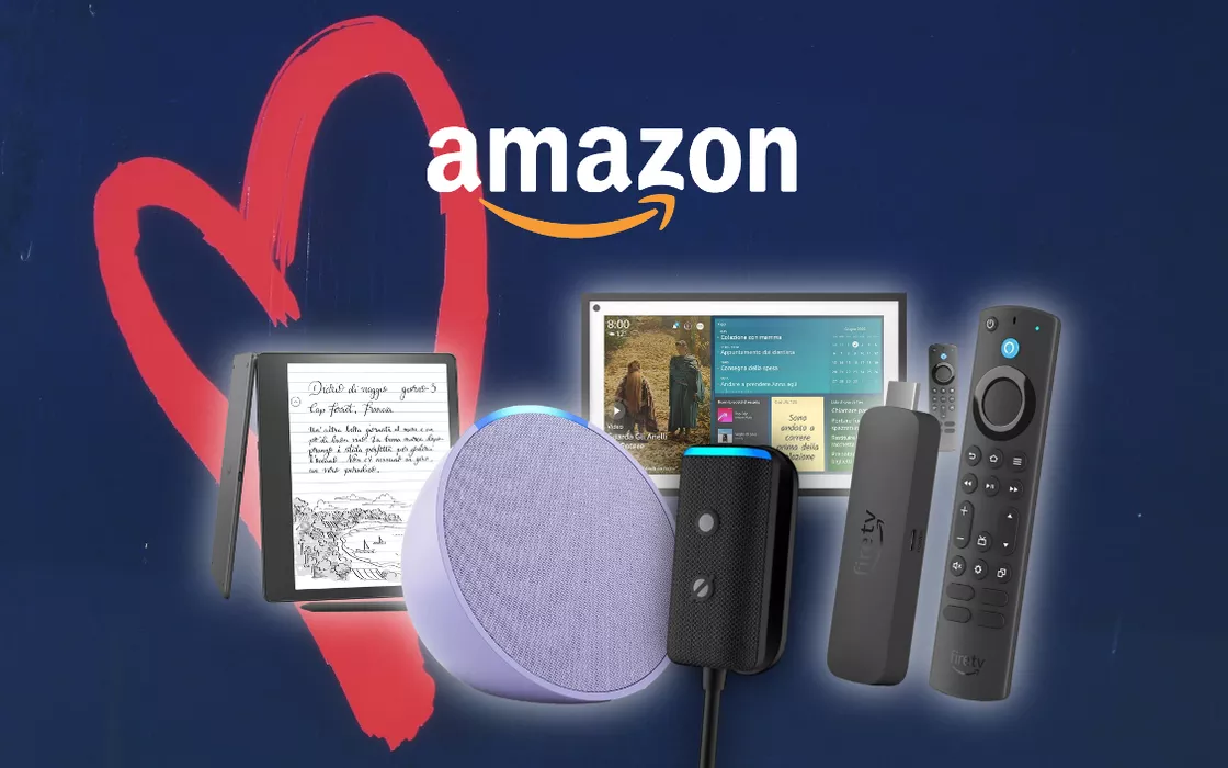 Un San Valentino tech con i dispositivi Amazon: gli imperdibili