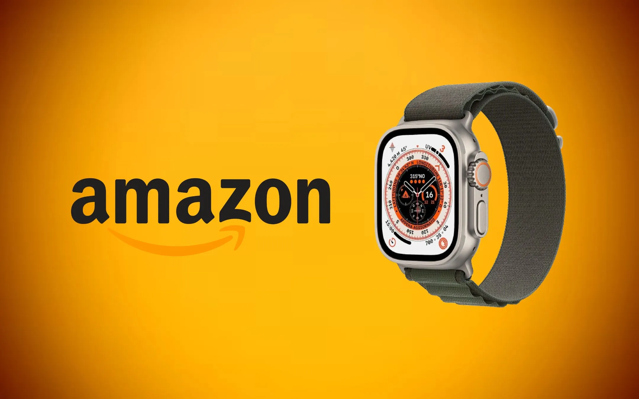 Apple Watch Ultra prezzo assurdo su Amazon costa 300 in meno