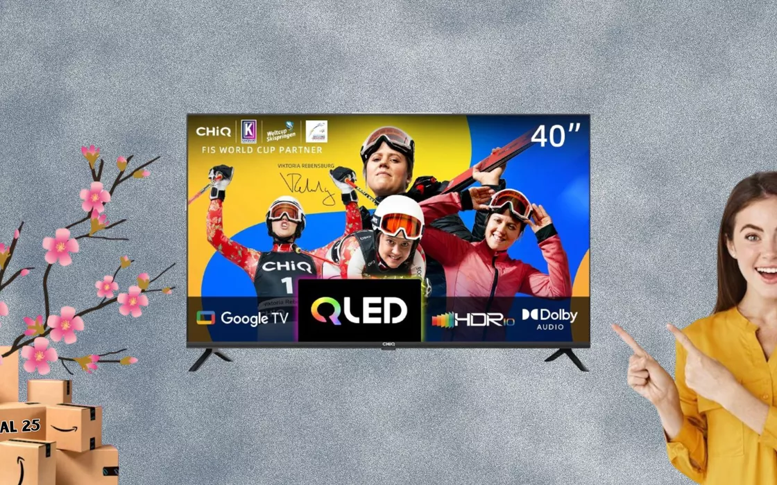 SOTTOCOSTO smart TV, il modello QLED FHD da 40