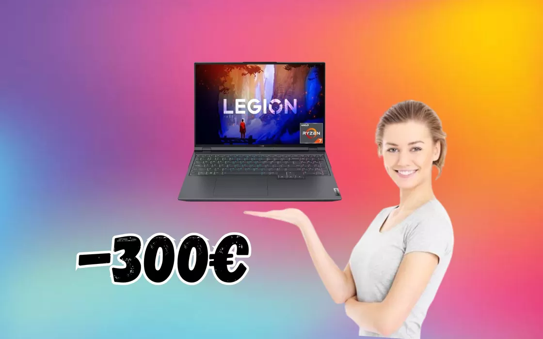 Lenovo Legion 5 Pro, il notebook da GAMING con display 2,5K CROLLA di 300€