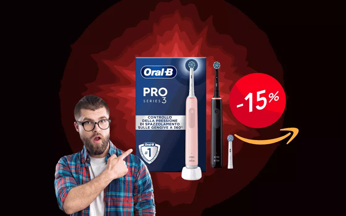 Oral-B in SVENDITA per 24h su Amazon: OCCASIONE da non farsi scappare