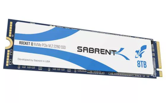 Sabrent annuncia l'unità SSD M.2 più capiente al mondo: 8 Terabyte