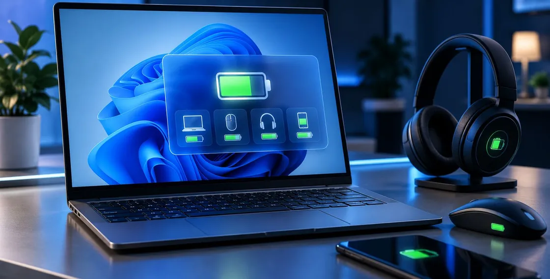 Windows 11 prepara un nuovo widget che controlla le batterie di PC e periferiche