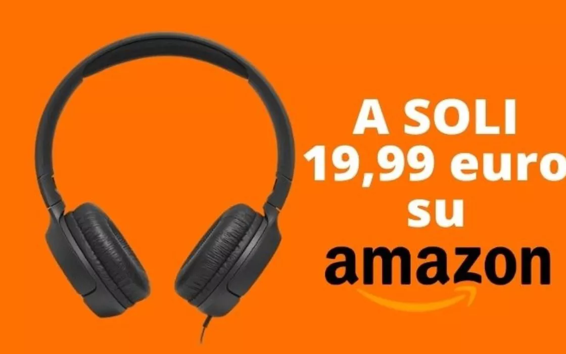 Cuffie On Ear con microfono JBL a MENO DI 20 euro (su Amazon)