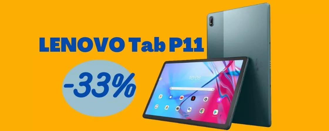 Lenovo Tab P11 ora in SUPER PROMO su Amazon (-200 euro)