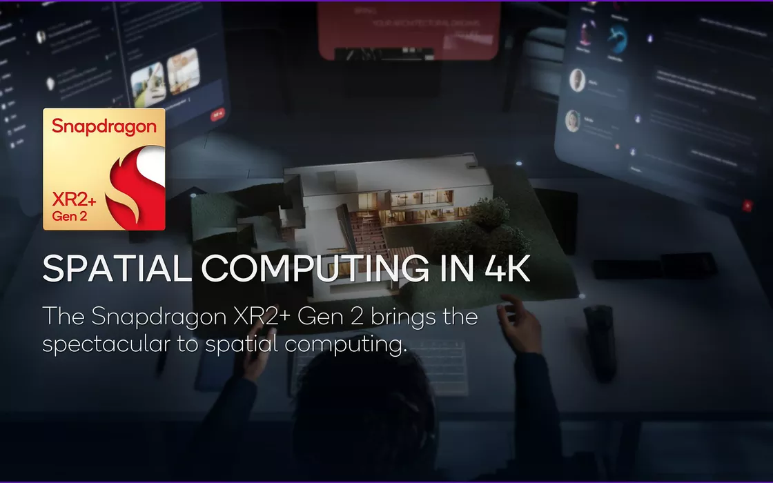 Visori per la realtà mista Google e Samsung con il SoC Qualcomm Snapdragon XR2+ Gen 2