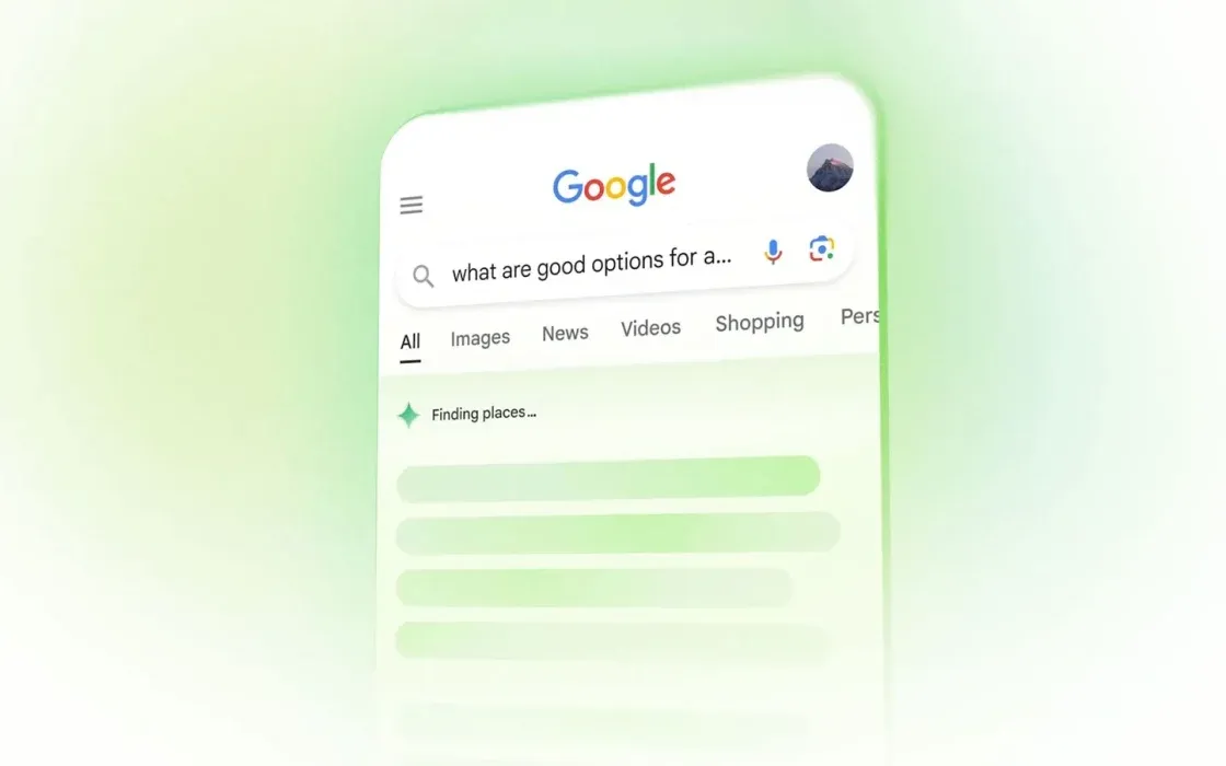 La Ricerca su Google raggiunge un nuovo livello grazie all'AI generativa