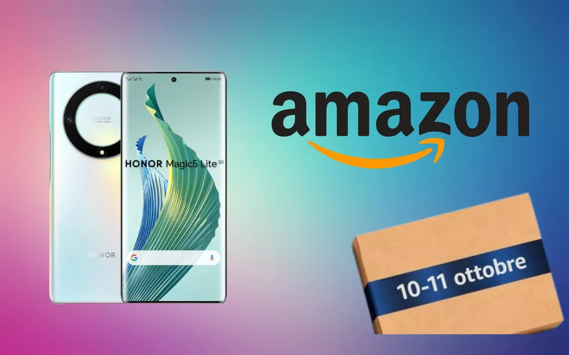 Honor Magic5 Lite è la star di Amazon, prezzo bomba per lo smartphone